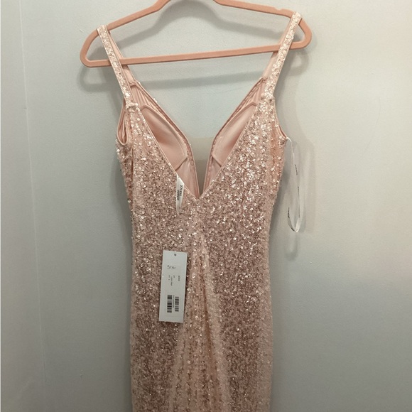 Jovani 66383a, light pink, 6, - Picture 4 of 6